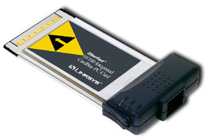 Linksys EtherFast® 10/100 32-Bit Integrated CardBus PC Card 100 Mbit/s