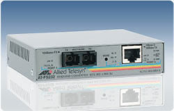 Allied Telesis 2 port Fast Ethernet switch media converter 10/100TX to 100FX (SC), 2km network media converter 100 Mbit/s