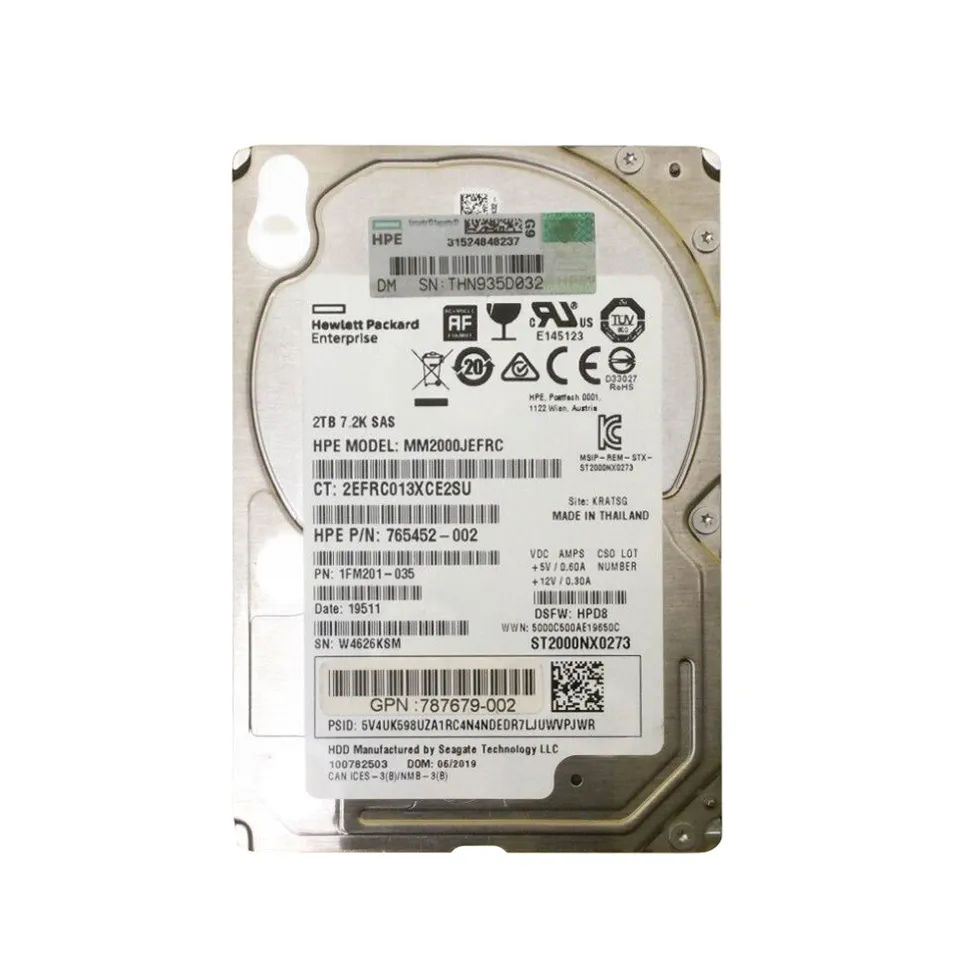 787679-002 - HP 1TB 7200RPM SAS 12Gb/s 2.5-in Hard Drive