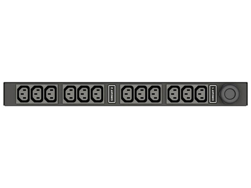 Vertiv VP9571A power distribution unit (PDU) 12 AC outlet(s) Black