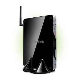 Viewsonic VOT132 Intel Atom® 330 2 GB DDR2-SDRAM 320 GB NVIDIA® ION™ Windows 7 Home Premium Mini PC Black