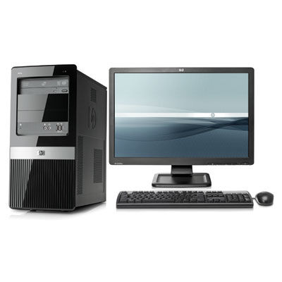 HP Pro 3135 MT + LE2201w AMD Athlon II X2 250 2 GB DDR3-SDRAM 320 GB HDD AMD Radeon HD 4200 Windows 7 Professional Micro Tower PC Black