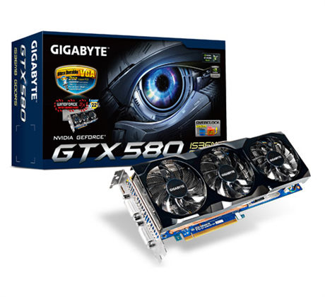 GIGABYTE GV-N580UD-15I graphics card NVIDIA GeForce GTX 580 1.5 GB GDDR5