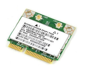 HP Broadcom 4313/2070 802.11b/g/n (1 x 1) & Bluetooth Internal WLAN / Bluetooth 300 Mbit/s