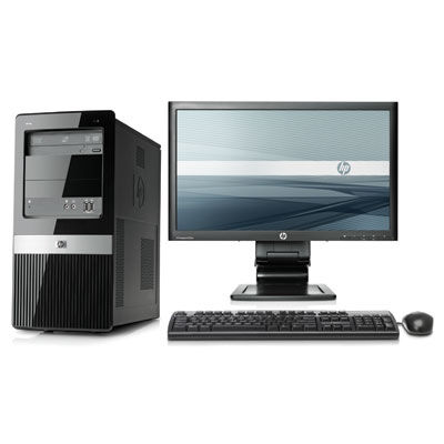 HP Pro 3130 MT + LA2306x Intel® Core™ i3 i3-550 3 GB DDR3-SDRAM 500 GB HDD Intel® HD Graphics Windows 7 Professional Mini Tower PC Black