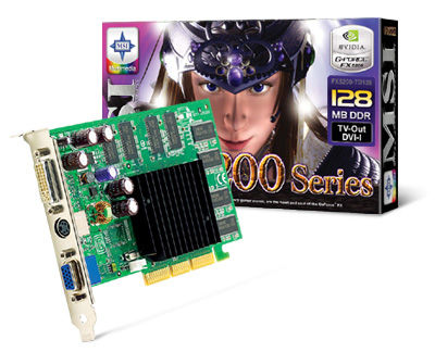 MSI 8998-002R graphics card GeForce FX 5200 GDDR