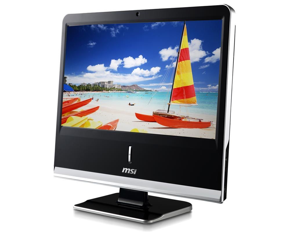 MSI Wind Top AP1920-067NL Intel Atom® D525 47 cm (18.5") 1366 x 768 pixels All-in-One PC 2 GB DDR2-SDRAM 320 GB HDD Windows 7 Home Premium Wi-Fi 4 (802.11n) Black