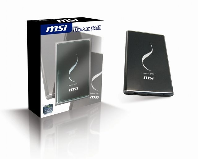 MSI Starbox Sata Black 2.5" USB powered