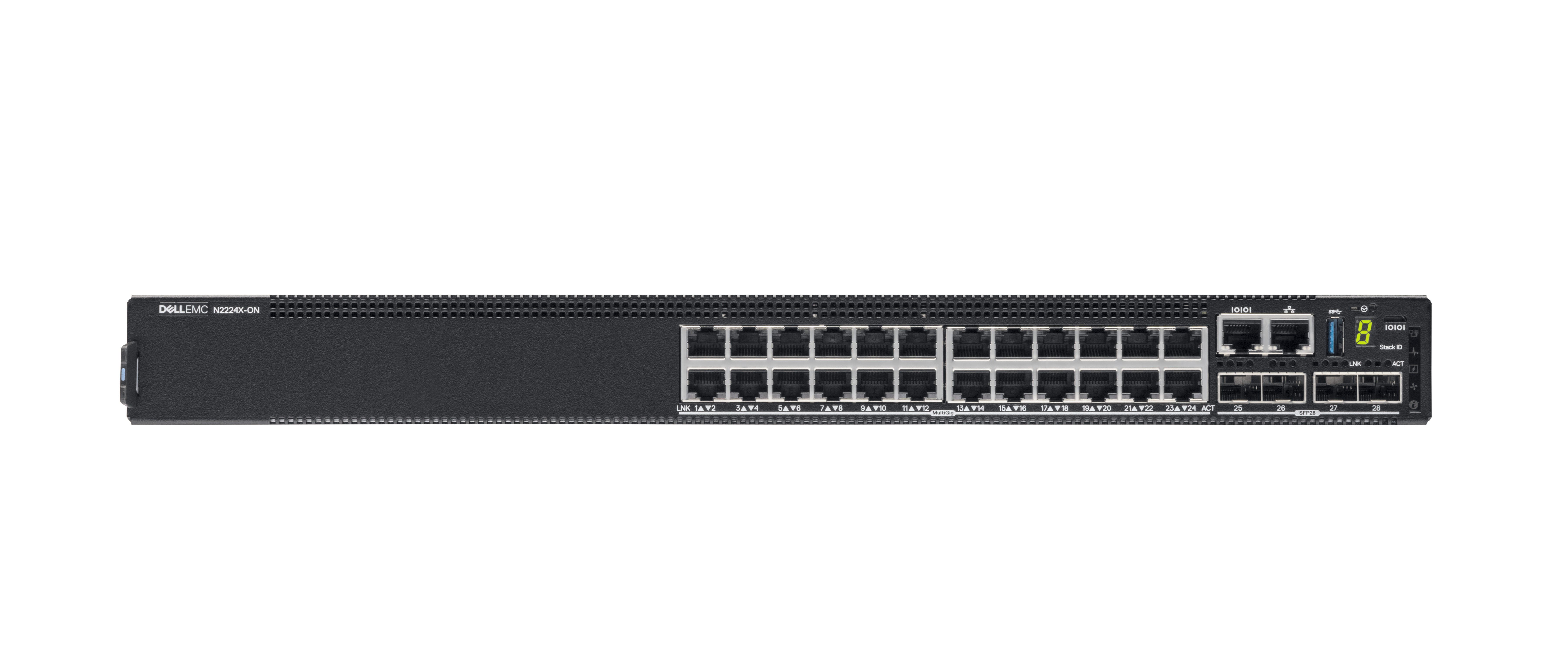 DELL N2224X-ON Managed L3 2.5G Ethernet (100/1000/2500) 1U Black
