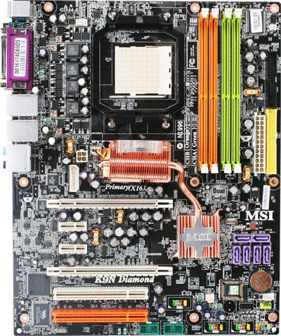 MSI K9N Diamond Socket AM2 ATX