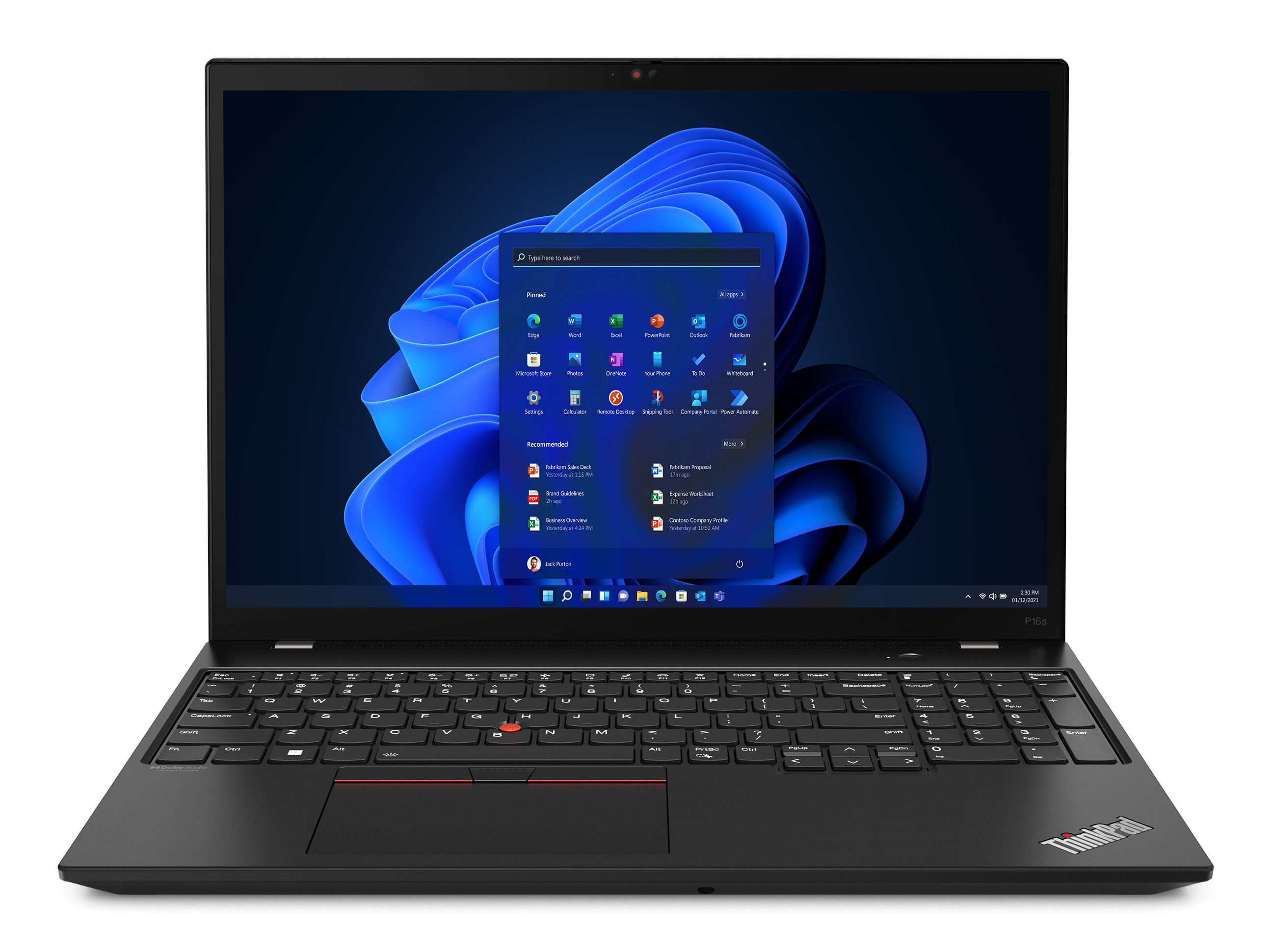 Lenovo ThinkPad P16s Gen 2 (AMD) AMD Ryzen™ 7 PRO 7840U Mobile workstation 40.6 cm (16") Touchscreen WUXGA 32 GB LPDDR5x-SDRAM 512 GB SSD Wi-Fi 6E (802.11ax) Windows 11 Pro US English Black