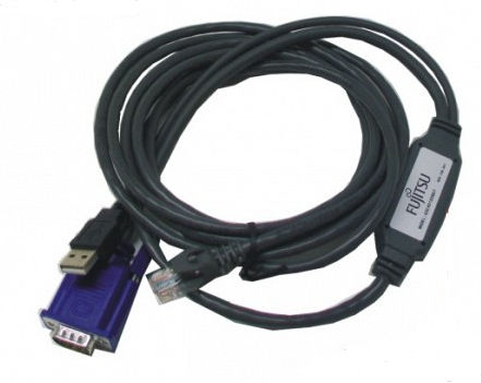 Fujitsu S26361-F4473-L225 KVM cable Black 2 m