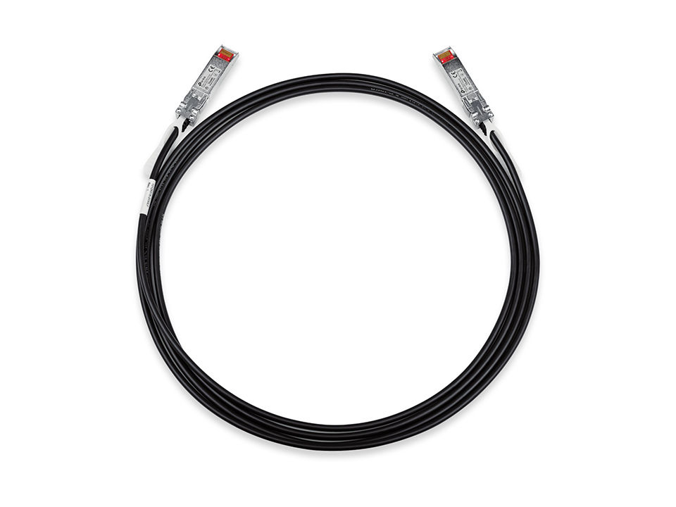 TP-Link TXC432-CU1M InfiniBand/fibre optic cable 1 m SFP+ Black