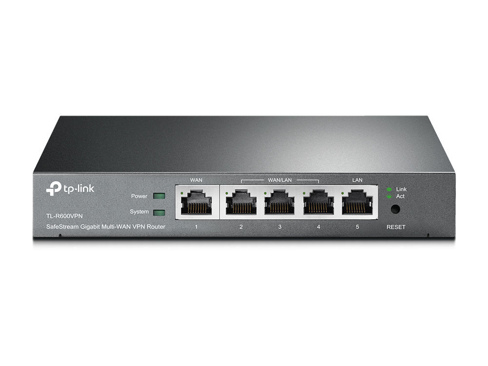 TP-Link TL-R600VPN wired router Gigabit Ethernet Black