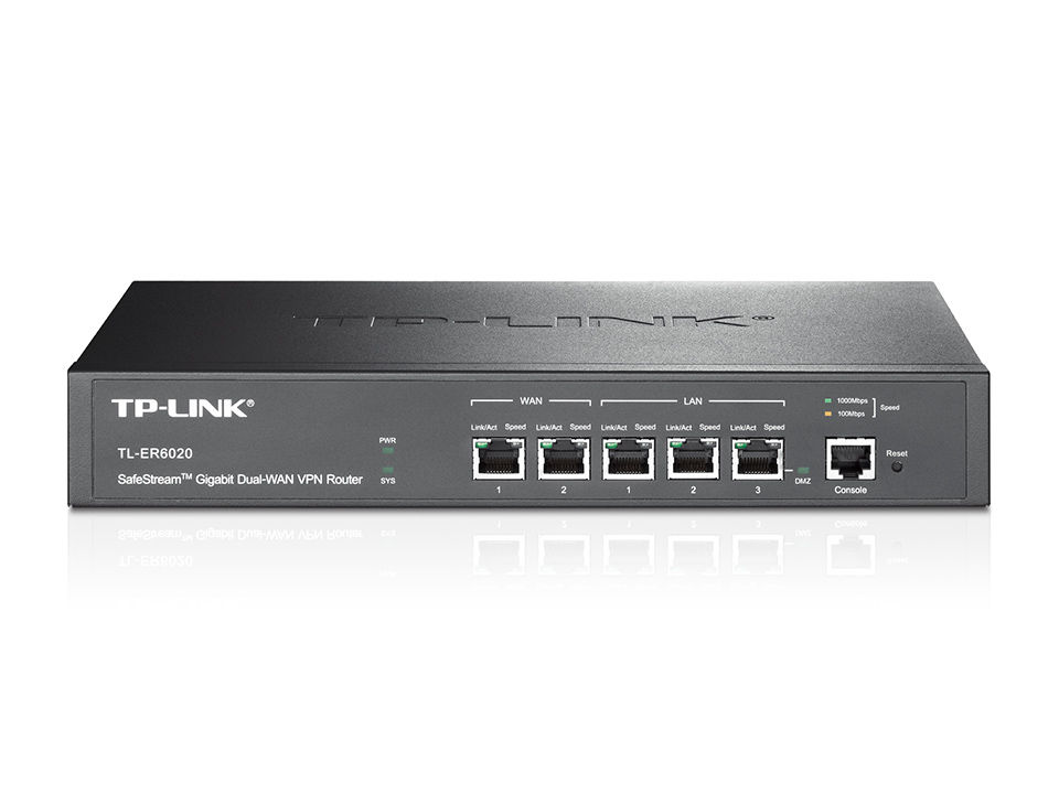 TP-Link TL-ER6020 wired router Gigabit Ethernet Black