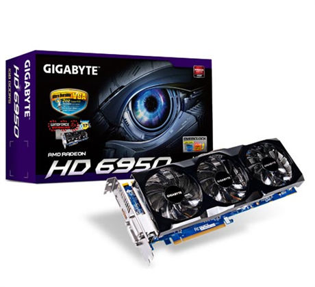 GIGABYTE GV-R695OC-1GD graphics card AMD Radeon HD6950 1 GB GDDR5