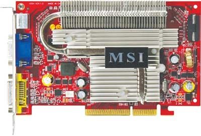 MSI NX7600GS-TD256Z 256MB DDR2 AGPx8 128bit TVout DVI GDDR2