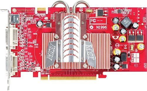 MSI NX7600GT-T2D256EZ 256MB GDDR3 PCI Expressx16 128bit TVout
