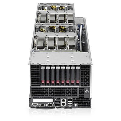 HP ProLiant SL390s G7 Intel® 5520 Socket B (LGA 1366) Rack (4U) Black, Grey
