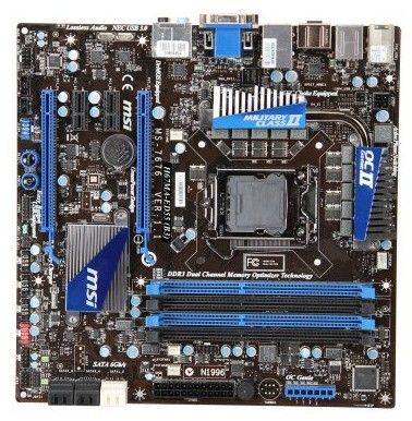 MSI H67MA-ED55 (B3) LGA 1155 (Socket H2) micro ATX