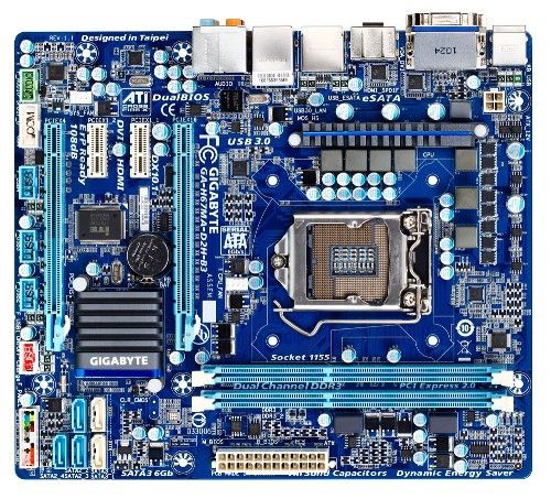 GIGABYTE GA-H67MA-D2H-B3 motherboard LGA 1155 (Socket H2) micro ATX