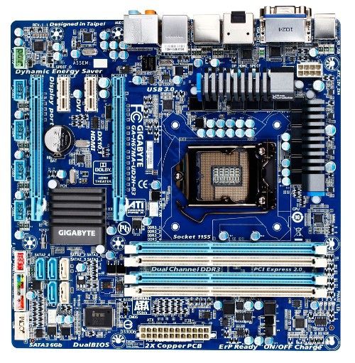 GIGABYTE GA-H67MA-UD2H-B3 motherboard LGA 1155 (Socket H2) micro ATX
