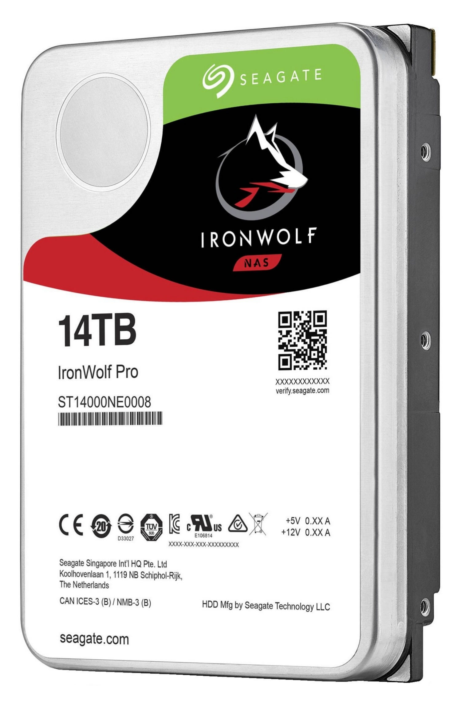Seagate IronWolf Pro 14TB 7200RPM 3.5" SATA III Internal Hard Drive