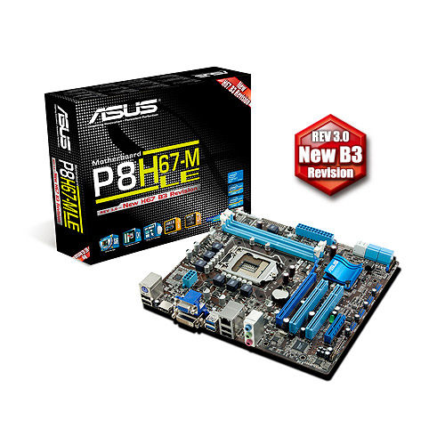 ASUS P8H67-M LE Intel® H67 LGA 1155 (Socket H2)