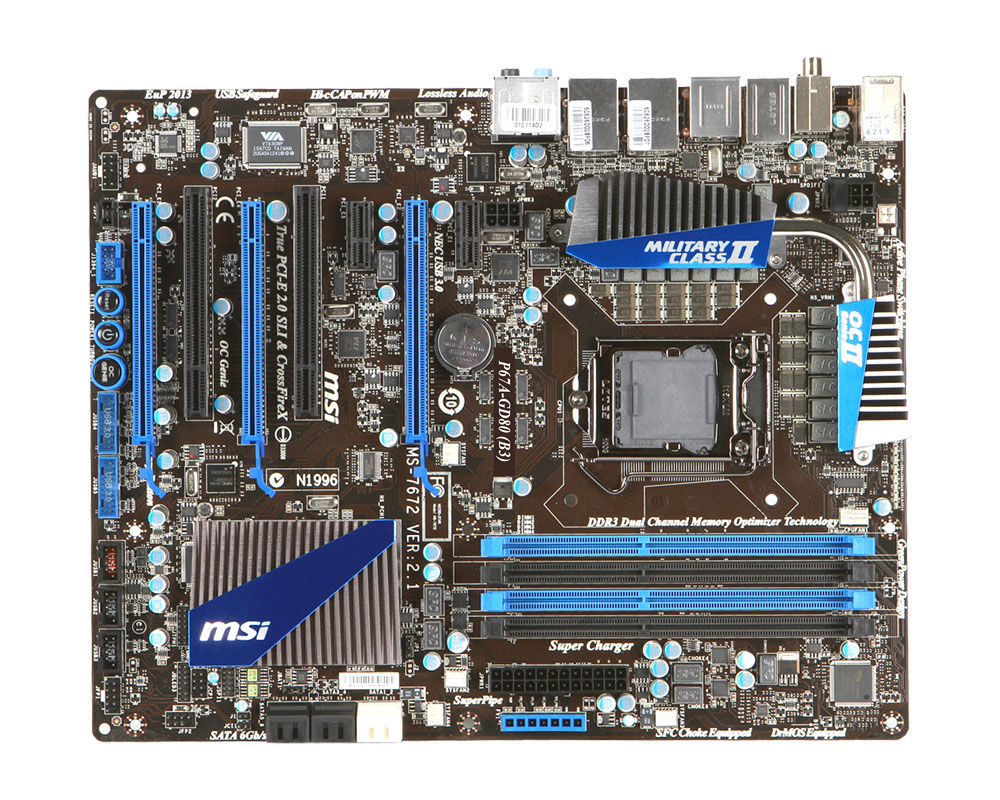 MSI P67A-GD80 (B3) LGA 1155 (Socket H2) ATX