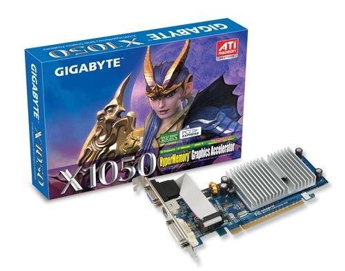 GIGABYTE X1050 128MB AMD GDDR2