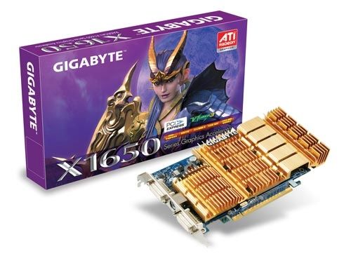 GIGABYTE Radeon X1650 GV-RX165256D-RH 256MB GDDR2
