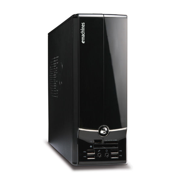 Acer eMachines Desktop Intel® Celeron® 220 4 GB DDR3-SDRAM 500 GB NVIDIA GeForce 6150 SE Windows 7 Home Premium Midi Tower PC Black