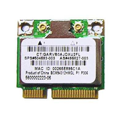 HP 504593-003 network card Internal WLAN 54 Mbit/s