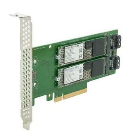HPE SATA M.2 Dual Drive Module Enablement Kit with Two 120GB SATA SSDs