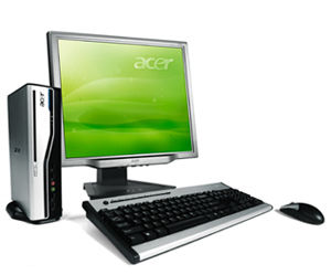 Acer Power AcerPower 2000 +AL1723/17" Intel® Celeron® 0.5 GB DDR2-SDRAM 80 GB Windows XP Professional SFF PC
