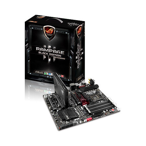 ASUS Rampage III Black Edition Intel® X58 Socket B (LGA 1366) Extended ATX
