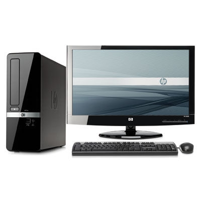 HP Pro 3130 SFF + LE1901w Intel® Pentium® G6950 3 GB DDR3-SDRAM 320 GB Intel® HD Graphics Windows 7 Professional PC Black
