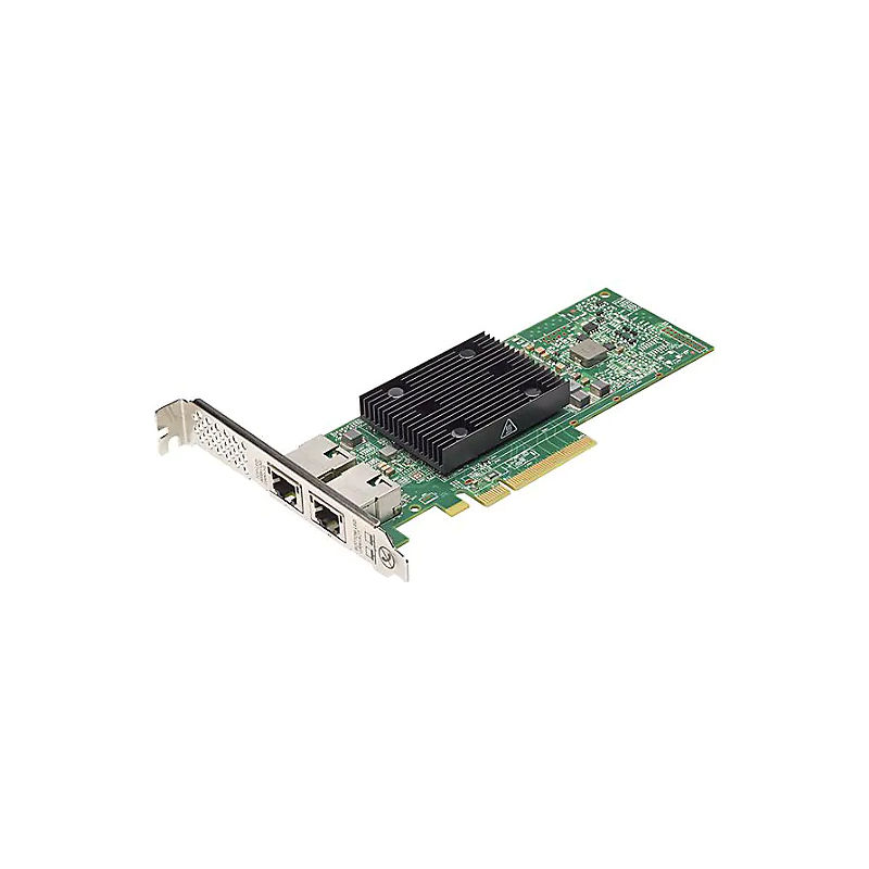 7ZT7A00496, Lenovo Broadcom NX-E PCIe Ethernet Adapter, 10Gb 2-Port Base-T, PCIe 3.0, Low-profile