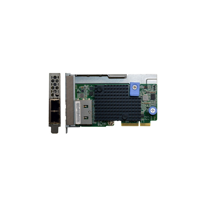 7ZT7A00548, Lenovo ThinkSystem Network Adapter, 2x10GbE Base-T, Dual Port, LOM
