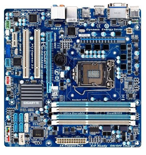 GIGABYTE GA-HA65M-UD3H-B3 motherboard Intel® H61 LGA 1155 (Socket H2) micro ATX