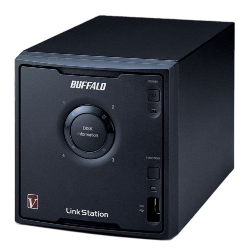 Buffalo LinkStation Pro Quad 8.0TB NAS Mini Tower Marvell 88F6282 0.25 GB DDR3 8 TB HDD Black