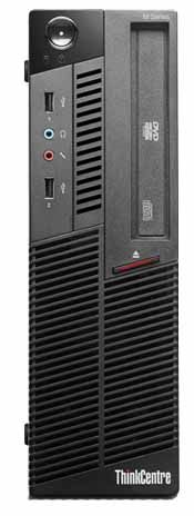 Lenovo ThinkCentre M90p+ThinkVision L2461x Intel® Core™ i5 i5-650 4 GB DDR3-SDRAM 500 GB Intel® HD Graphics Windows 7 Professional SFF PC Black