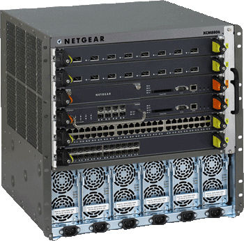 NETGEAR XCM8806-10000S network equipment chassis