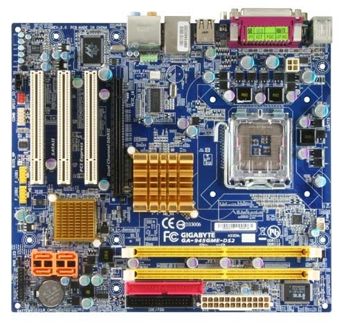 GIGABYTE GA-945GME-DS2 motherboard LGA 775 (Socket T) micro ATX