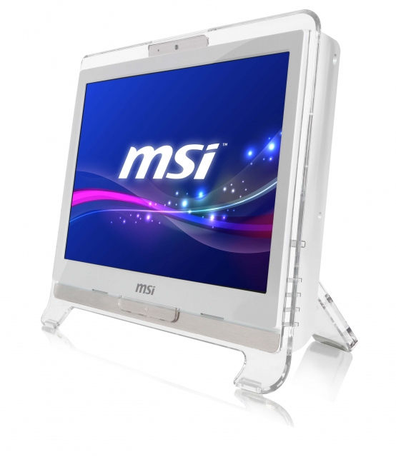 MSI Wind Top AE1941-004XEU All-in-One PC/workstation Intel® Celeron® 847 47 cm (18.5") 1366 x 768 pixels Touchscreen 4 GB DDR3-SDRAM 320 GB HDD Wi-Fi 4 (802.11n) White