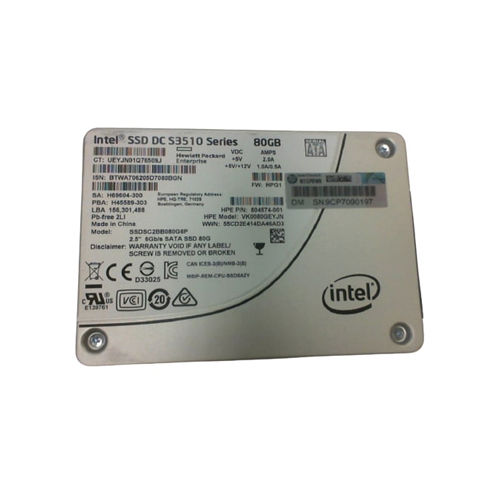 804574-001 - HPE 80GB SATA 6Gb/s Hot Swap RI 2.5-Inch SSD