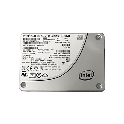 804574-004 - HPE 480GB Enterprise 2.5 inch MLC 6Gb/s SATA SSD