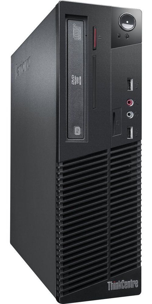 Lenovo ThinkCentre M75e AMD Athlon II X2 B22 2 GB DDR3-SDRAM 320 GB AMD Radeon 3000 Windows 7 Professional SFF PC Black