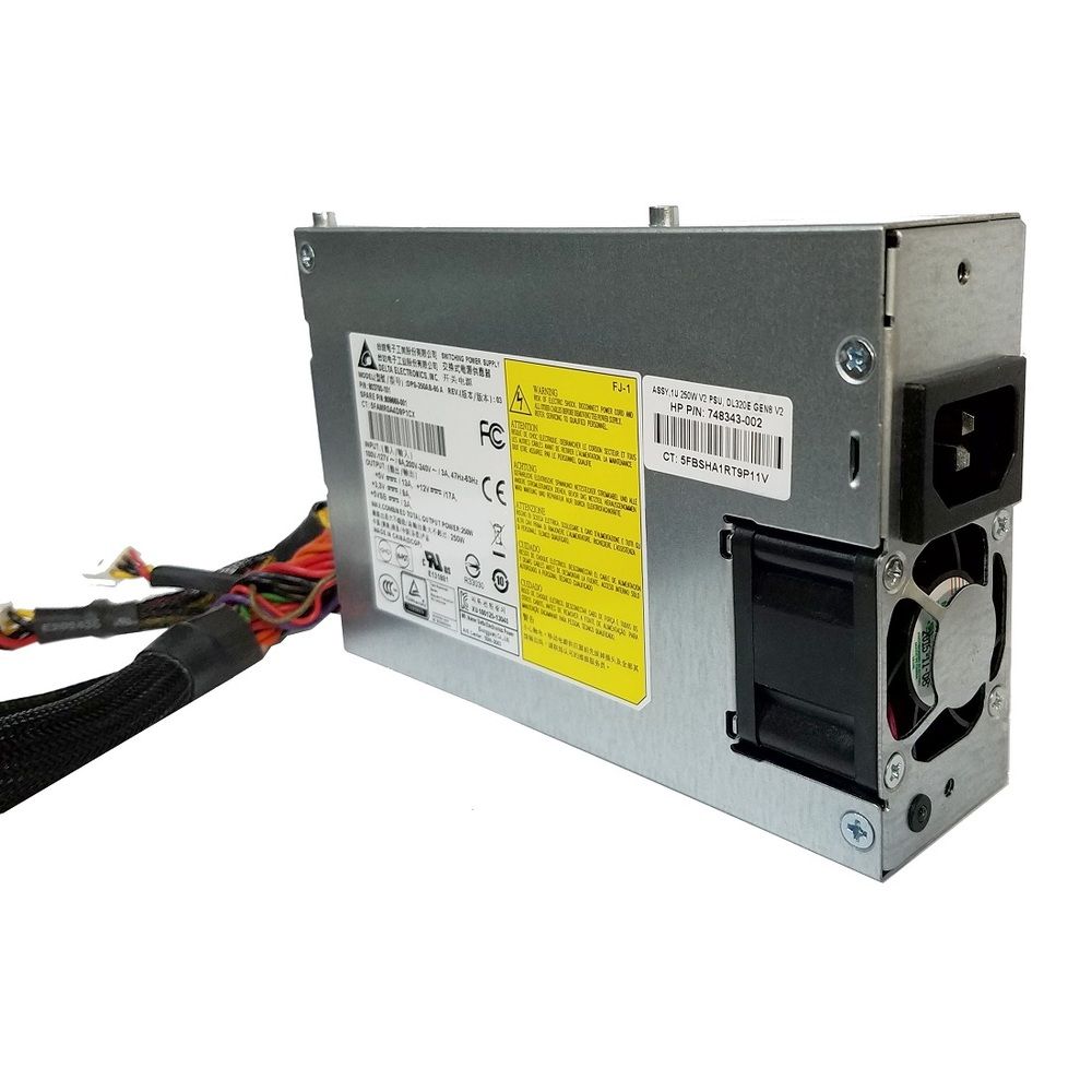 809669-001 - HP 250-Watts Power Supply For ProLiant DL320 Gen8 Server