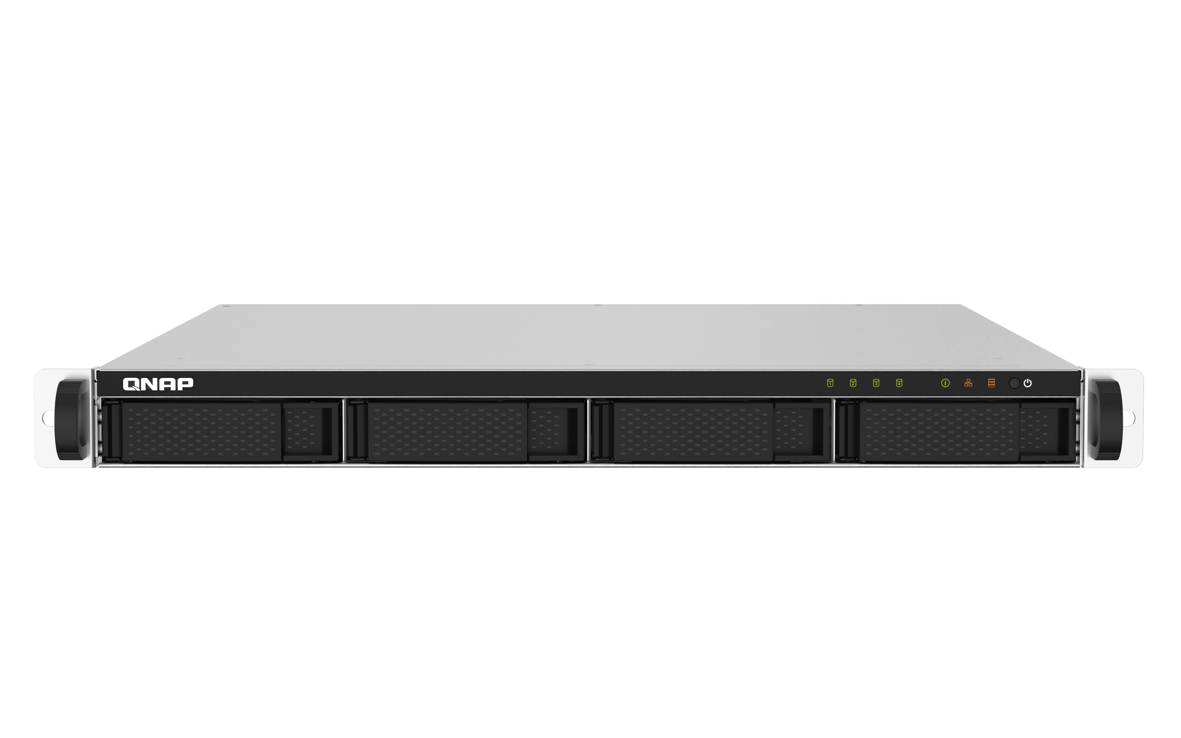 QNAP TS-432PXU NAS Rack (1U) Annapurna Labs AL324 2 GB DDR4 0 TB QNAP Turbo System Aluminium, Black